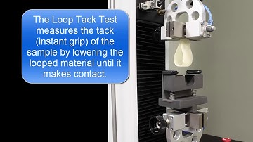 Loop Tack Test for Pressure Sensitive Adhesives - ASTM D6195