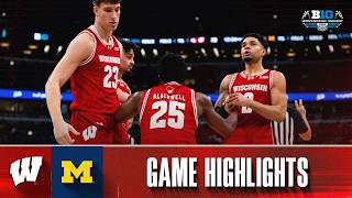 Highlights vs Michigan (BTT) || Wisconsin Basketball || March 14, 2026