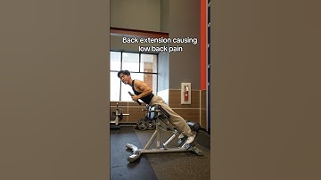 Back extension causing low back pain? Here is how to fix