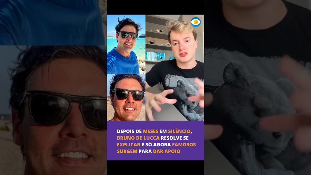 🚨 Após meses em silêncio, Bruno de Lucca se explica e só agora famosos surgem para dar apoio