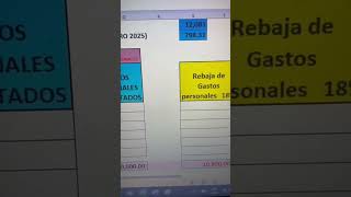 Form Personal Expenses Projection 2025 expenses employees affiliates companies reels