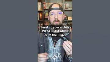 Level up your mobile livestream audio with the iRig2 #livestream #irig2