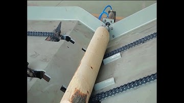 4 Feet Automatic Veneer Peeling Production Line, Plywood Making Machine, Log Debarker