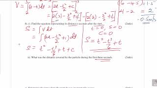 APPLICATION OF INTEGRATION IN KINEMATICS