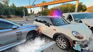 TOP 25 MOST VIEWED CAR CRASHES CAUGHT ON DASH CAM 2023