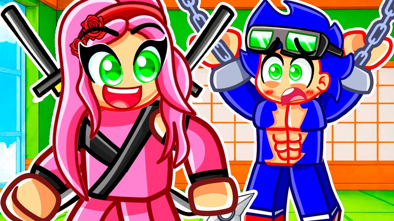 Una CHICA NINJA me SECUESTRÓ en Roblox Brookhaven!