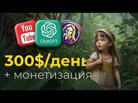 Создавай Мультики с ChatGPT и ЗАРАБАТЫВАЙ на YouTube 10,000$/мес | Анимированные видео