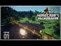 Самое начало и новый мост || Minecraft Survival Timelapse Let&#39;s Play - Getting started !