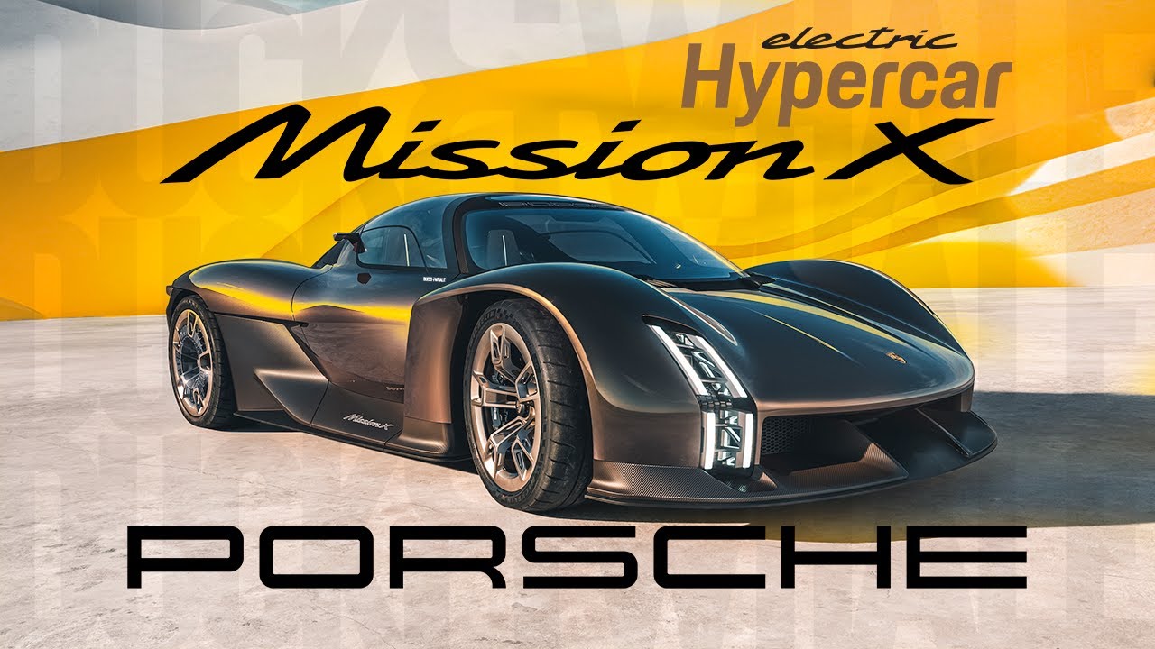 Porsche Mission X New Electric Hypercar - INSIDE LOOK! 