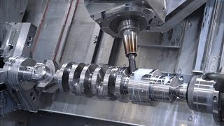 CNC Machine WFL Mill Turn Working Process Shaft Machining