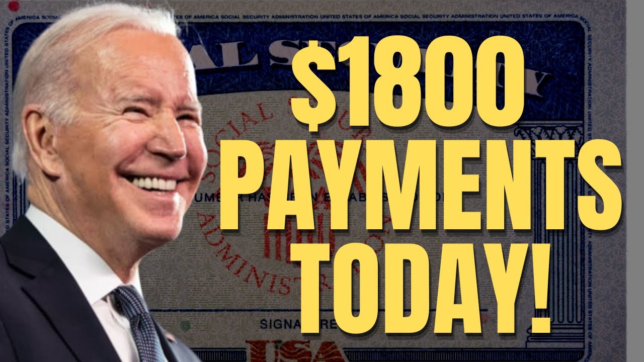 1800 Payments For Social Security Beneficiaries TODAY Social
