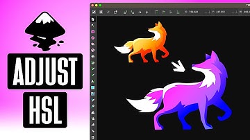 Change Entire Color Ranges w/ HSL Adjustments In Inkscape