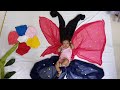 Butterfly themes baby photoshoot at home || monthly baby photoshoot idea || new born baby photoshoot