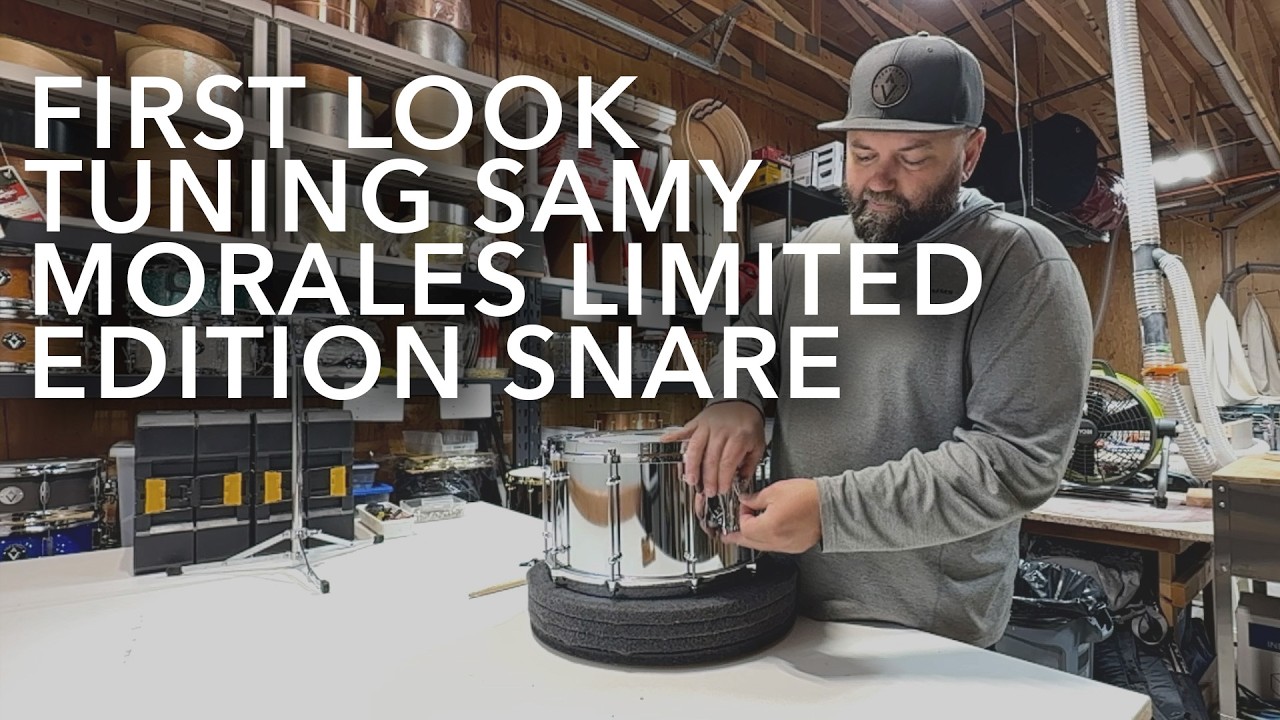 First Look Tuning Samy Morales Limited Edition 8x14 Steel Snare