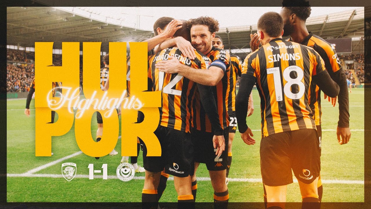 Video highlights for Hull City 1-1 Portsmouth