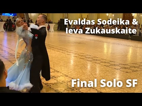 Evaldas Sodeika & Ieva Zukauskaite | Solo Slow Foxtrot | Final European Championship 2022