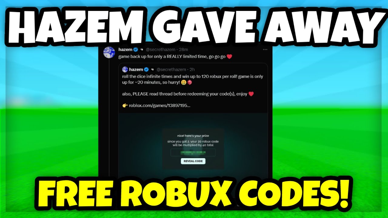 Hazem Made a FREE ROBUX Game 