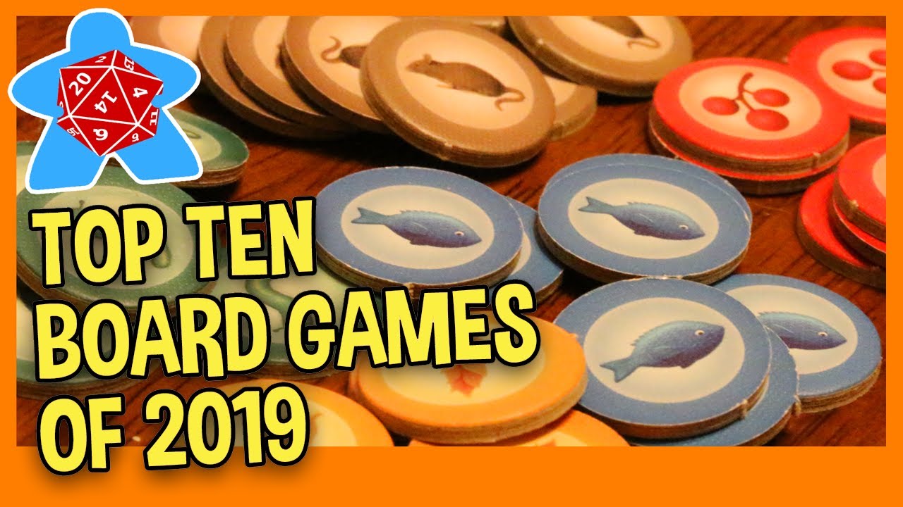 MY TOP 10 BOARD GAMES OF 2019 Tabletop Best of 2019 List YouTube