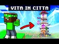 SONO MORTO NELLA TORRE DEL MAGO nella VITA IN CITTÀ 1 REMAKE su MINECRAFT!