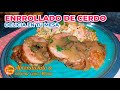 Receta Navideña ENRROLLADO DE CERDO con Tocino y Guindones #Maxiahorro #Mayorsa #navidad