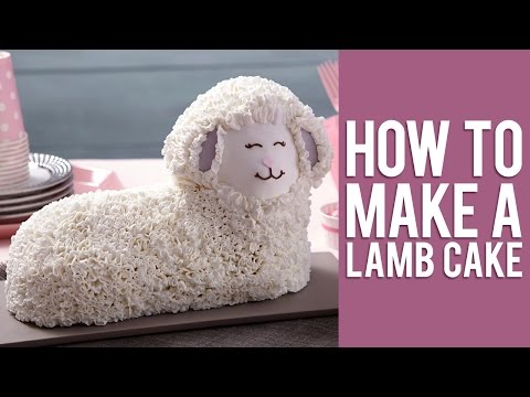How to Decorate a Lamb Cake for Easter