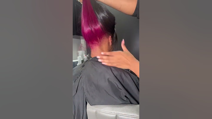 Peekaboo color 👀💓 vibrant but subtle #oqhair #shorts #pinkhair #colorhair