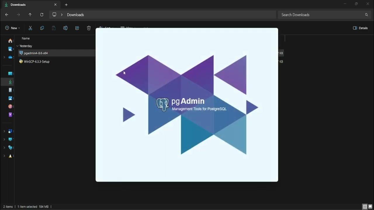 How to install postgresql on ubuntu wsl connect with pgadmin step