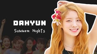 Twice Summer Nights Album But Its Dahyun Lines Only With Lyrics