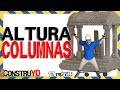 👷‍♂️Que altura deben tener las COLUMNAS de mi Casa🏠👌 para una BUENA VENTILACIÓN y el paso de TUBOS