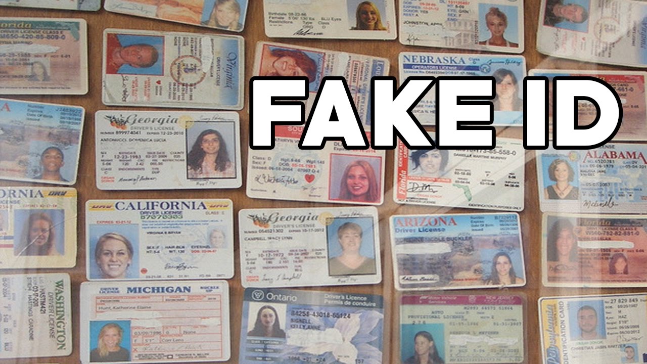 MAKING FAKE ID'S - YouTube