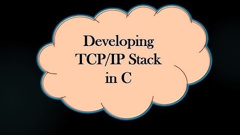 Project - Implement Layer 2/3 of TCP/IP Stack in C | CSE Practicals