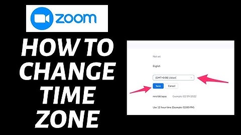 How To Change Time Zone on Zoom | Zoom Tutorials