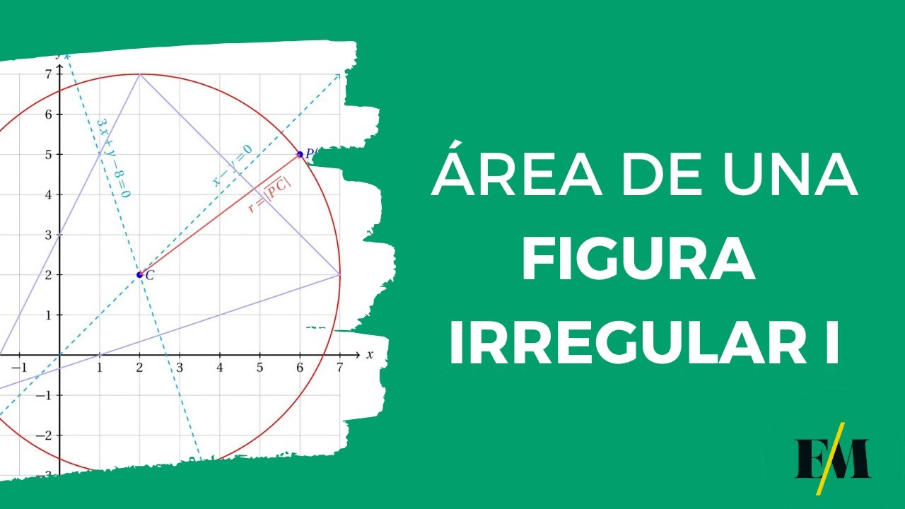 Cómo calcular el área de una figura irregular Parte 1