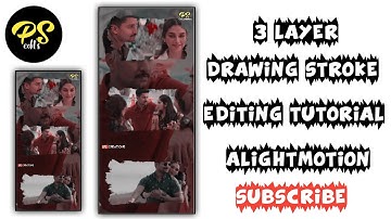 Trending 3 layer BrushStroke effect status editing|Full screen status editing|Multilayer status edit