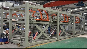 Automatic Plywood Sorting Stacking Production Line with 4 bins