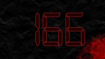 Countdown from 166 to 0 in RED