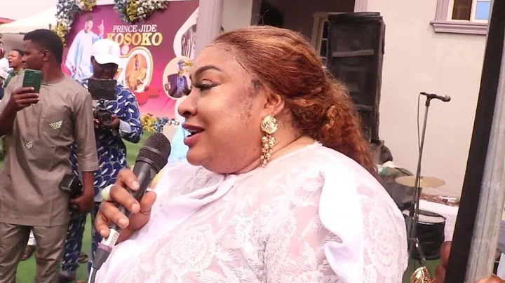MOMENT FOLUKE DARAMOLA SHARE HER PAST EXPERIENCES WITH JIDE KOSOKO AT HIS 70TH BIRTHDAY