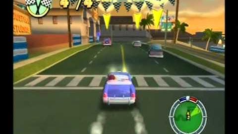 Simpsons Hit & Run Walkthrough: Level 3 - Race 3: Checkpoint Race