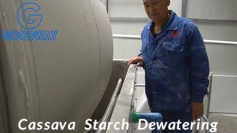 Cassava Starch Dewatering Machine - Vacuum Dehydrator