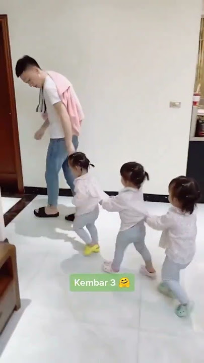 bayi kembar 3 lucu dan imut