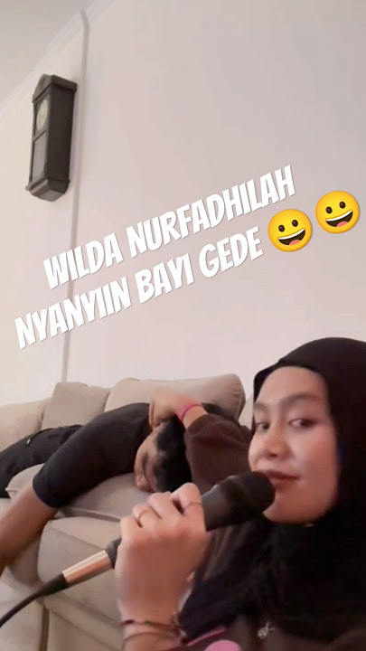 Wilda Nurfadhilah nyanyiin Doni Haryono biar cepet bobok 😀😀 #wildanurfadilah #doniharyono