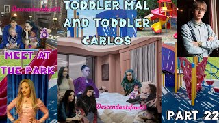 Toddler Mal and Toddler Carlos Meet At The Park Part 22: Descendants Texting Story