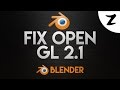 How To Fix Blender Requires a Graphic Driver With OpenGl 2.1 Support 2017! #SVSpotlight