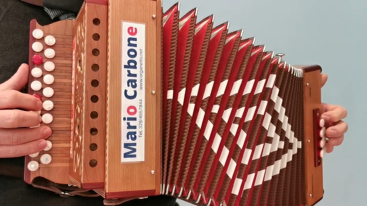 8 bassi GABRIEL'S OBOE Senza Base Brano Accordion diatonic