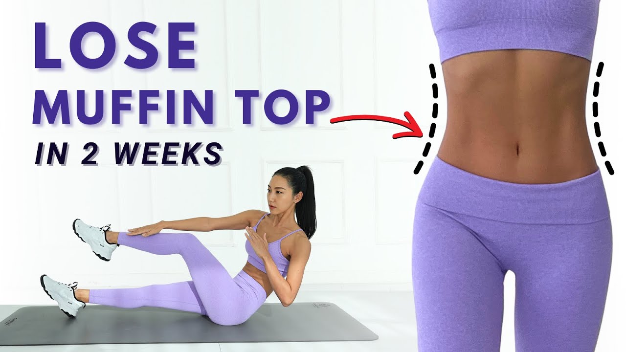 12 MIN. FLAT BELLY & SMALL WAIST - lose muffin top and lower belly fat //  ANKLE WEIGHTS