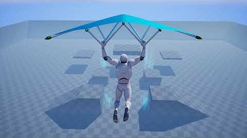 Paraglider Blueprints and Animations for UE4