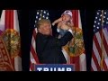 Trump brings baby on stage during rally