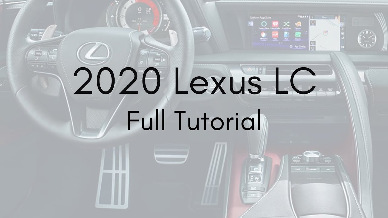 2021 and 2020 Lexus LX Full Tutorial - Deep Dive 