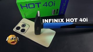 Infinix Hot 40i Durability Test 🔨🛠️ | Hot 40i Screen Scratch Test