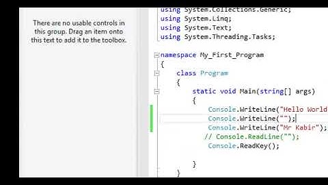 Part 2 Displaying Multiple Lines of String Using Console in C Sharp